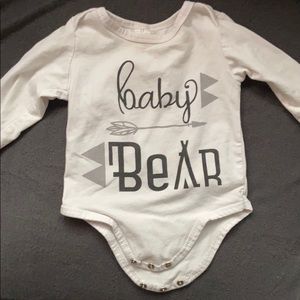 Baby bear onesie